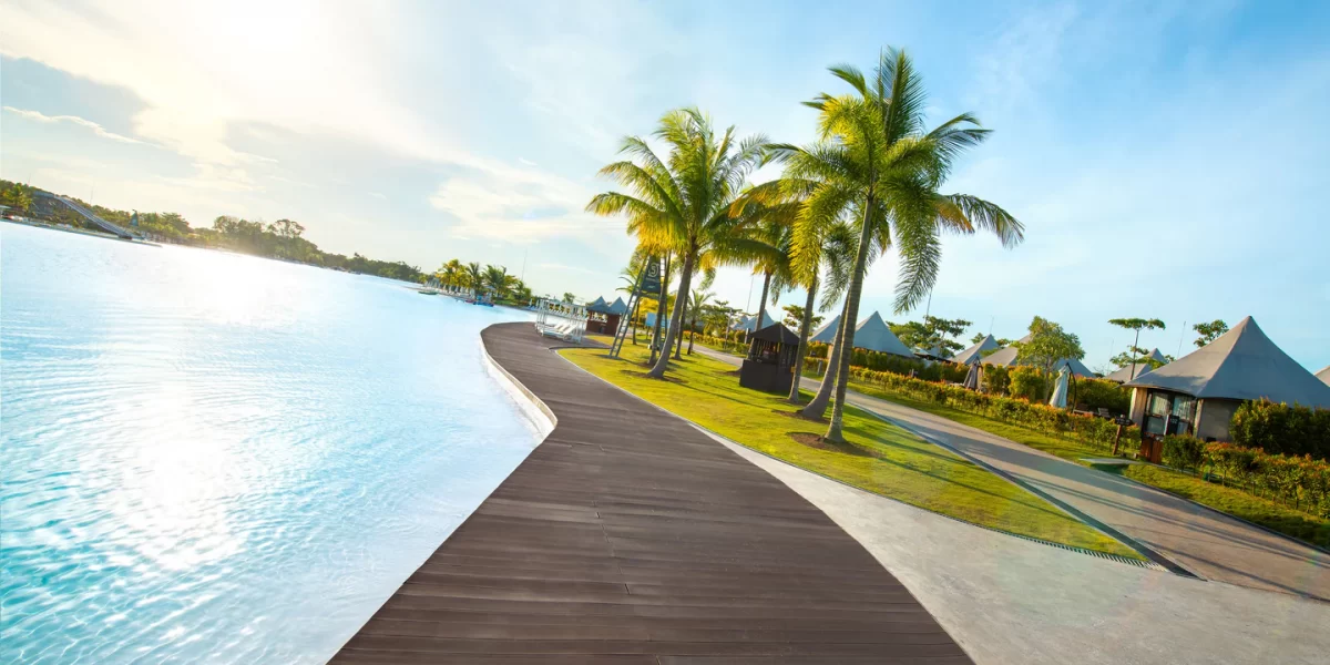 Crystal Lagoon Pool Deck