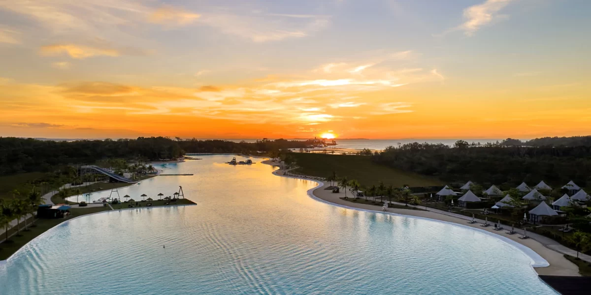 Pool Sunset